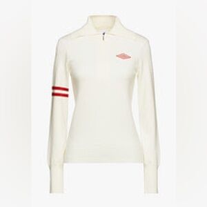 Cordova Logo Cream Wool Sweater